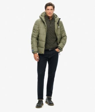 Sportieve Puffer-jas met capuchon