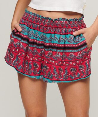 Strandshort met smockwerk