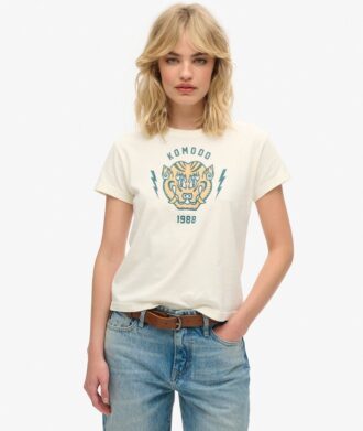 Superdry X Komodo Tiger getailleerd T-shirt