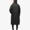 Superlange Quilted voeringjas