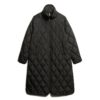 Superlange Quilted voeringjas