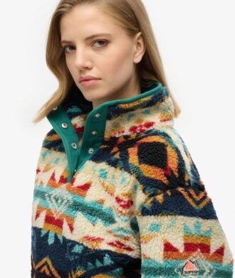 Superzacht bedrukt teddyfleece