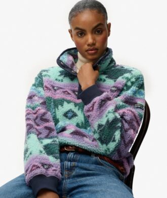 Superzacht bedrukt teddyfleece