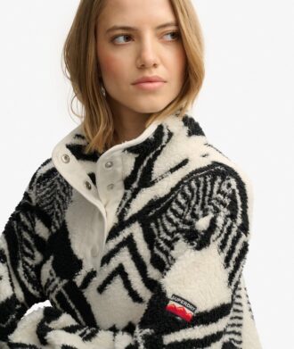 Superzacht bedrukt teddyfleece