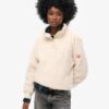 Superzachte teddyfleece met drukknoopsluiting