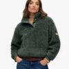 Superzachte teddyfleece met drukknoopsluiting
