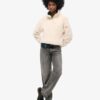 Superzachte teddyfleece met drukknoopsluiting