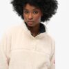 Superzachte teddyfleece met drukknoopsluiting