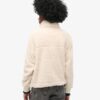 Superzachte teddyfleece met drukknoopsluiting