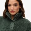 Superzachte teddyfleece met drukknoopsluiting