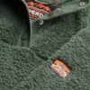 Superzachte teddyfleece met drukknoopsluiting