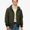 Surplus nylon hooded bomberjack