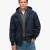 Surplus nylon hooded bomberjack