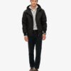 Surplus nylon hooded bomberjack