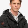 Surplus nylon hooded bomberjack