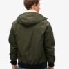Surplus nylon hooded bomberjack