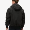 Surplus nylon hooded bomberjack