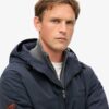 Surplus nylon hooded bomberjack