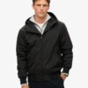 Surplus nylon hooded bomberjack
