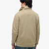 Sweatshirt met halve rits en contrasterende stiksels