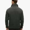 Sweatshirt met halve rits en contrasterende stiksels