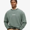 Sweatshirt met losse pasvorm en micro-logoprint