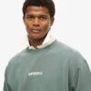 Sweatshirt met losse pasvorm en micro-logoprint
