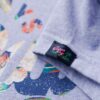 T-shirt met bloemenprint en kapmouwtjes T-shirt met bloemenprint en kapmouwtjes