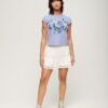 T-shirt met bloemenprint en kapmouwtjes T-shirt met bloemenprint en kapmouwtjes
