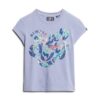 T-shirt met bloemenprint en kapmouwtjes T-shirt met bloemenprint en kapmouwtjes