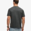 T-shirt met contrasterende stiksels op de zak
