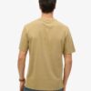 T-shirt met contrasterende stiksels op de zak