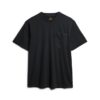 T-shirt met contrasterende stiksels op de zak