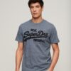 T-shirt met geborduurd Vintage logo