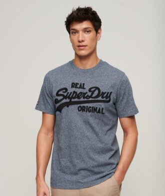 T-shirt met geborduurd Vintage logo