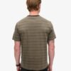 T-shirt met gestructureerde strepen en zak