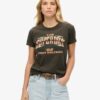 T-shirt met kapmouwtjes in de stijl van rockbands uit de jaren 70