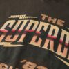 T-shirt met kapmouwtjes in de stijl van rockbands uit de jaren 70