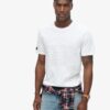 T-shirt met logo in reliëf