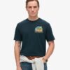 T-shirt met print van een reiskaart