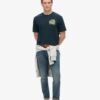 T-shirt met print van een reiskaart