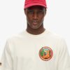 T-shirt met print van een reiskaart