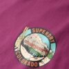 T-shirt met print van een reiskaart