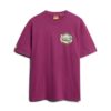 T-shirt met print van een reiskaart
