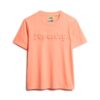 T-shirt met reliëflogo en relaxte pasvorm