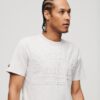 T-shirt met reliëfprint