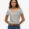 T-shirt met ronde hals