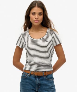T-shirt met ronde hals