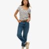 T-shirt met ronde hals