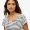 T-shirt met ronde hals